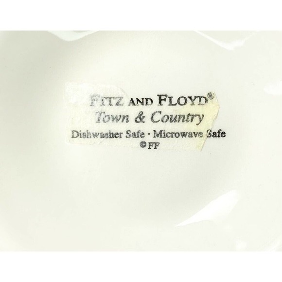 Fitz & Floyd TOWN & COUNTRY, Set of 2 Ceramic Accent Mugs, 4 3/4” - Picture 6 of 6